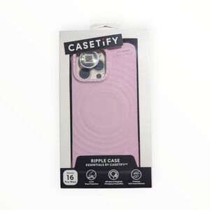 Nn6-N CASETiFY Essentials Ripple Case w/ Magsafe for iPhone 16 Pro Max 6.9" Pink